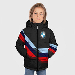 Куртка зимняя для мальчика Бмв Bmw Black, цвет: 3D-светло-серый — фото 2