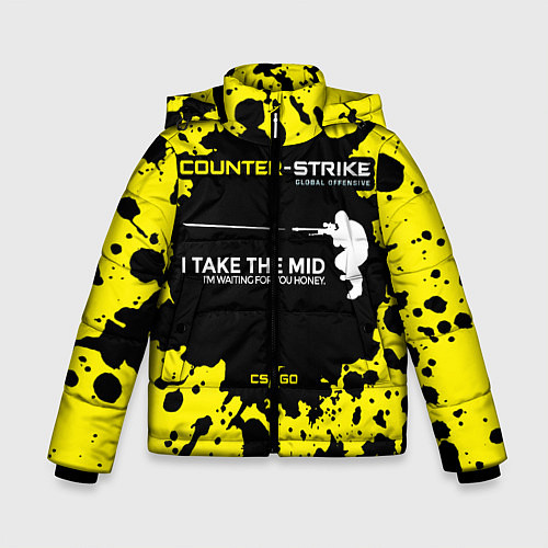 Зимняя куртка для мальчика Counter-Strike: Go Mid / 3D-Черный – фото 1