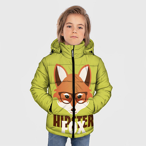 Зимняя куртка для мальчика Hipster Fox / 3D-Красный – фото 3