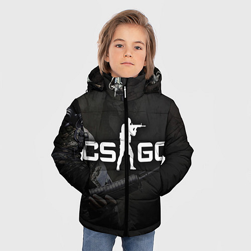Зимняя куртка для мальчика CS:GO SWAT / 3D-Красный – фото 3