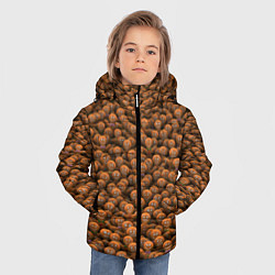 Куртка зимняя для мальчика Имбирные печеньки, цвет: 3D-черный — фото 2