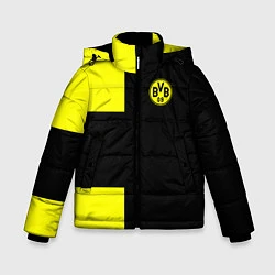 Куртка зимняя для мальчика BVB FC: Black style, цвет: 3D-черный