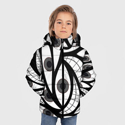 Куртка зимняя для мальчика Alchemist Eyes, цвет: 3D-светло-серый — фото 2