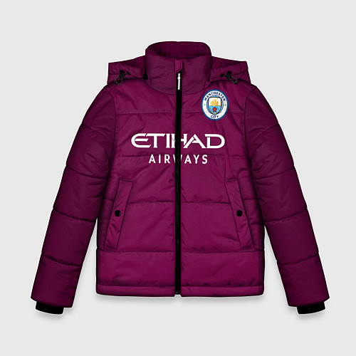 Зимняя куртка для мальчика Man City FC: Away 17/18 / 3D-Красный – фото 1