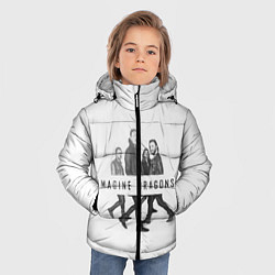Куртка зимняя для мальчика Imagine Dragons: White, цвет: 3D-черный — фото 2