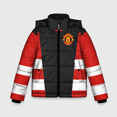 Зимняя куртка для мальчика Man UTD FC: Vintage 2018 / 3D-Черный – фото 1