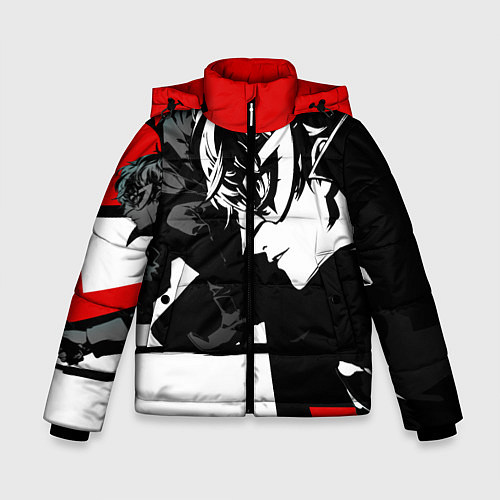 Зимняя куртка для мальчика Persona 5 / 3D-Черный – фото 1