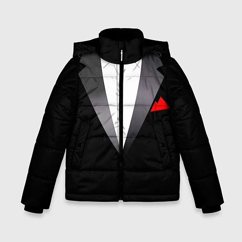 Зимняя куртка для мальчика Смокинг мистера / 3D-Черный – фото 1