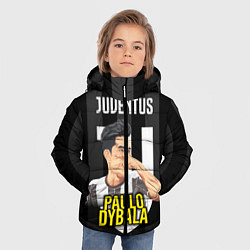 Куртка зимняя для мальчика FC Juventus: Paulo Dybala, цвет: 3D-черный — фото 2