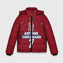 Куртка зимняя для мальчика Antoine Griezmann 7, цвет: 3D-черный
