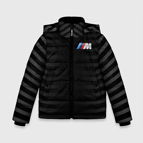 Зимняя куртка для мальчика BMW M BLACK & GREY / 3D-Черный – фото 1