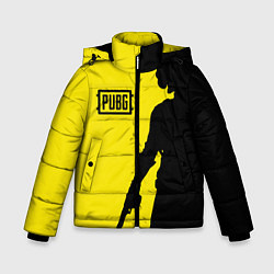 Куртка зимняя для мальчика PUBG: Yellow Shadow, цвет: 3D-красный