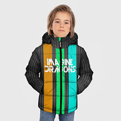 Куртка зимняя для мальчика Imagine Dragons: Evolve Lines, цвет: 3D-светло-серый — фото 2