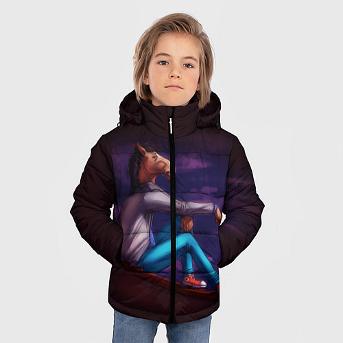 Зимняя куртка для мальчика BoJack / 3D-Красный – фото 3