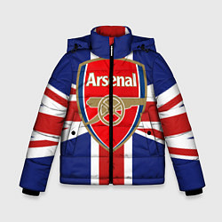 Куртка зимняя для мальчика FC Arsenal: England, цвет: 3D-черный