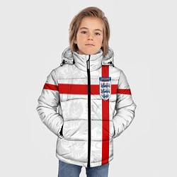 Куртка зимняя для мальчика Сборная Англии, цвет: 3D-красный — фото 2