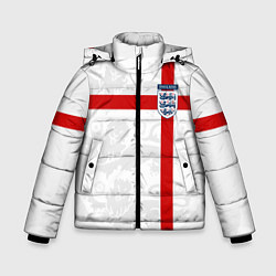 Куртка зимняя для мальчика Сборная Англии, цвет: 3D-черный
