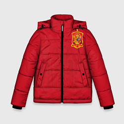 Куртка зимняя для мальчика Сборная Испании, цвет: 3D-черный