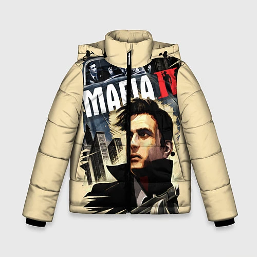 Зимняя куртка для мальчика MAFIA II / 3D-Черный – фото 1