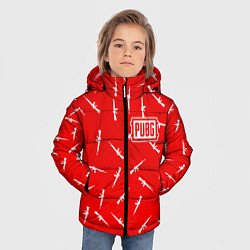 Куртка зимняя для мальчика PUBG: Red Weapon, цвет: 3D-черный — фото 2