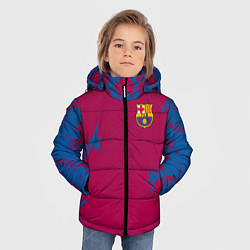 Куртка зимняя для мальчика FC Barcelona: Purple Original, цвет: 3D-светло-серый — фото 2