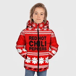 Куртка зимняя для мальчика RHCP: New Year, цвет: 3D-красный — фото 2
