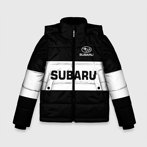 Зимняя куртка для мальчика Subaru: Black Sport / 3D-Черный – фото 1