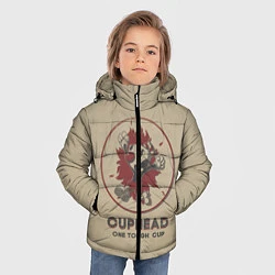 Куртка зимняя для мальчика Cuphead: One Touch Cup, цвет: 3D-черный — фото 2