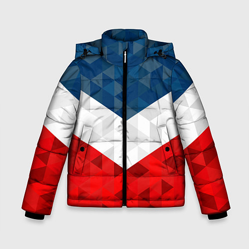 Зимняя куртка для мальчика Форма России / 3D-Черный – фото 1