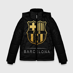 Куртка зимняя для мальчика Barcelona Gold Edition, цвет: 3D-черный