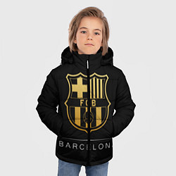 Куртка зимняя для мальчика Barcelona Gold Edition, цвет: 3D-черный — фото 2