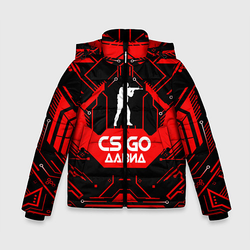 Зимняя куртка для мальчика CS:GO - Давид / 3D-Черный – фото 1