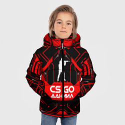 Куртка зимняя для мальчика CS:GO - Даниил, цвет: 3D-светло-серый — фото 2