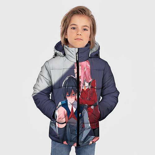 Зимняя куртка для мальчика Darling in the FranXX / 3D-Красный – фото 3