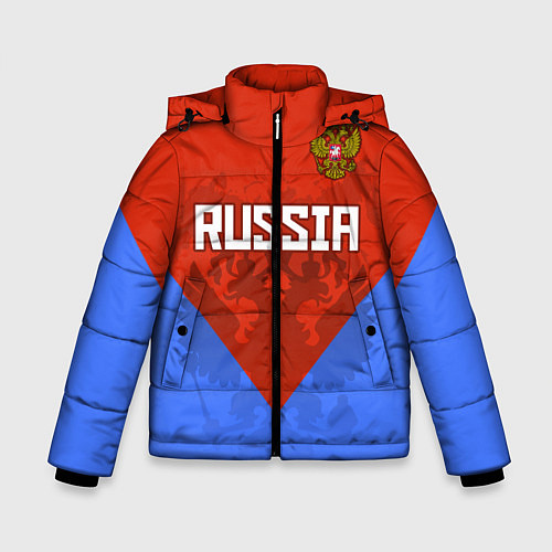 Зимняя куртка для мальчика Russia Red & Blue / 3D-Светло-серый – фото 1