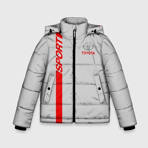 Зимняя куртка для мальчика Toyota: Silver Sport / 3D-Черный – фото 1