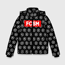 Куртка зимняя для мальчика FCSM Supreme, цвет: 3D-светло-серый