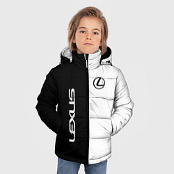 Куртка зимняя для мальчика Lexus: Black & White, цвет: 3D-красный — фото 2