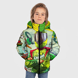 Куртка зимняя для мальчика GTA V: Online Racer, цвет: 3D-светло-серый — фото 2