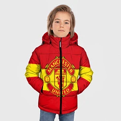 Куртка зимняя для мальчика FC Man United: Red Style, цвет: 3D-светло-серый — фото 2
