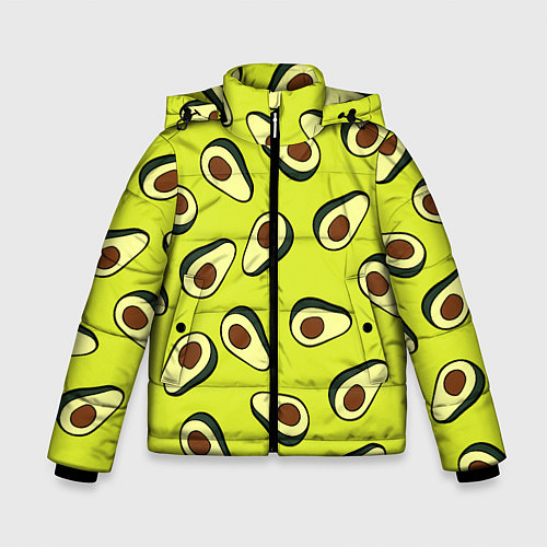 Зимняя куртка для мальчика Стиль авокадо / 3D-Черный – фото 1