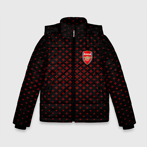 Зимняя куртка для мальчика Arsenal: Sport Grid / 3D-Черный – фото 1