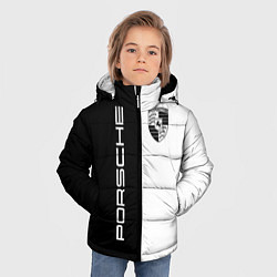 Куртка зимняя для мальчика Porsche Design, цвет: 3D-светло-серый — фото 2