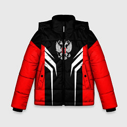 Куртка зимняя для мальчика Russia: Sport Line, цвет: 3D-черный