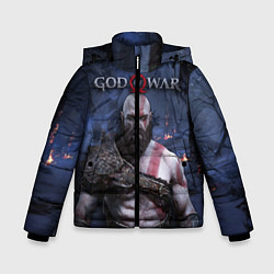 Куртка зимняя для мальчика God of War: Kratos, цвет: 3D-светло-серый