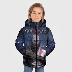 Куртка зимняя для мальчика God of War: Kratos, цвет: 3D-черный — фото 2