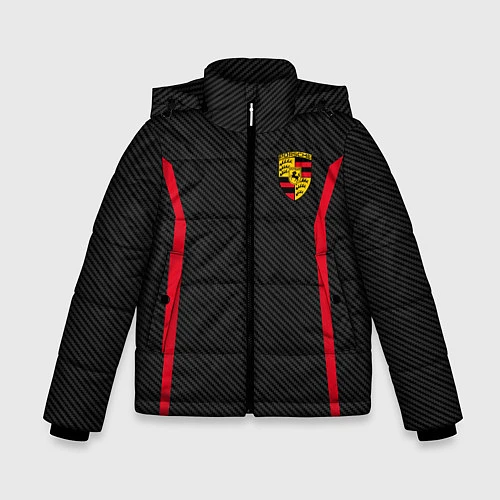 Зимняя куртка для мальчика Porsche: Sport Edition / 3D-Черный – фото 1