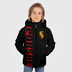 Куртка зимняя для мальчика Porsche: Red Line, цвет: 3D-светло-серый — фото 2