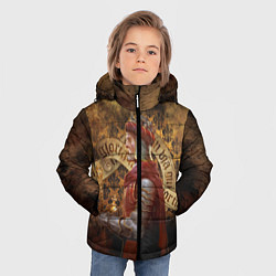 Куртка зимняя для мальчика Kingdom Come: Charles IV, цвет: 3D-черный — фото 2