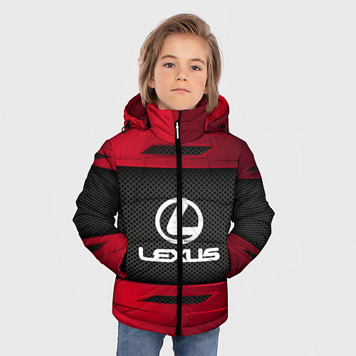 Зимняя куртка для мальчика Lexus Sport / 3D-Красный – фото 3